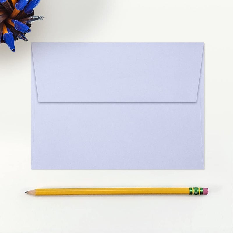 LUXPaper A7 Invitation Envelopes | Peel & Press | 5 1/4" x 7 1/4" | Lilac Purple | 80lb. Text | 50 Qty. - Image 4
